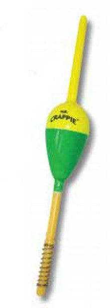 Mr. Crappie Spring Thang Floats 3/4" Yellow/Green