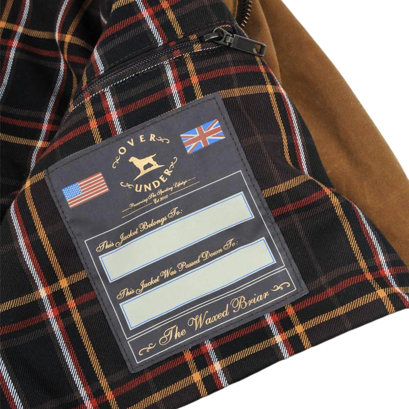 Over Under Waxed Briar Jacket- Field Tan
