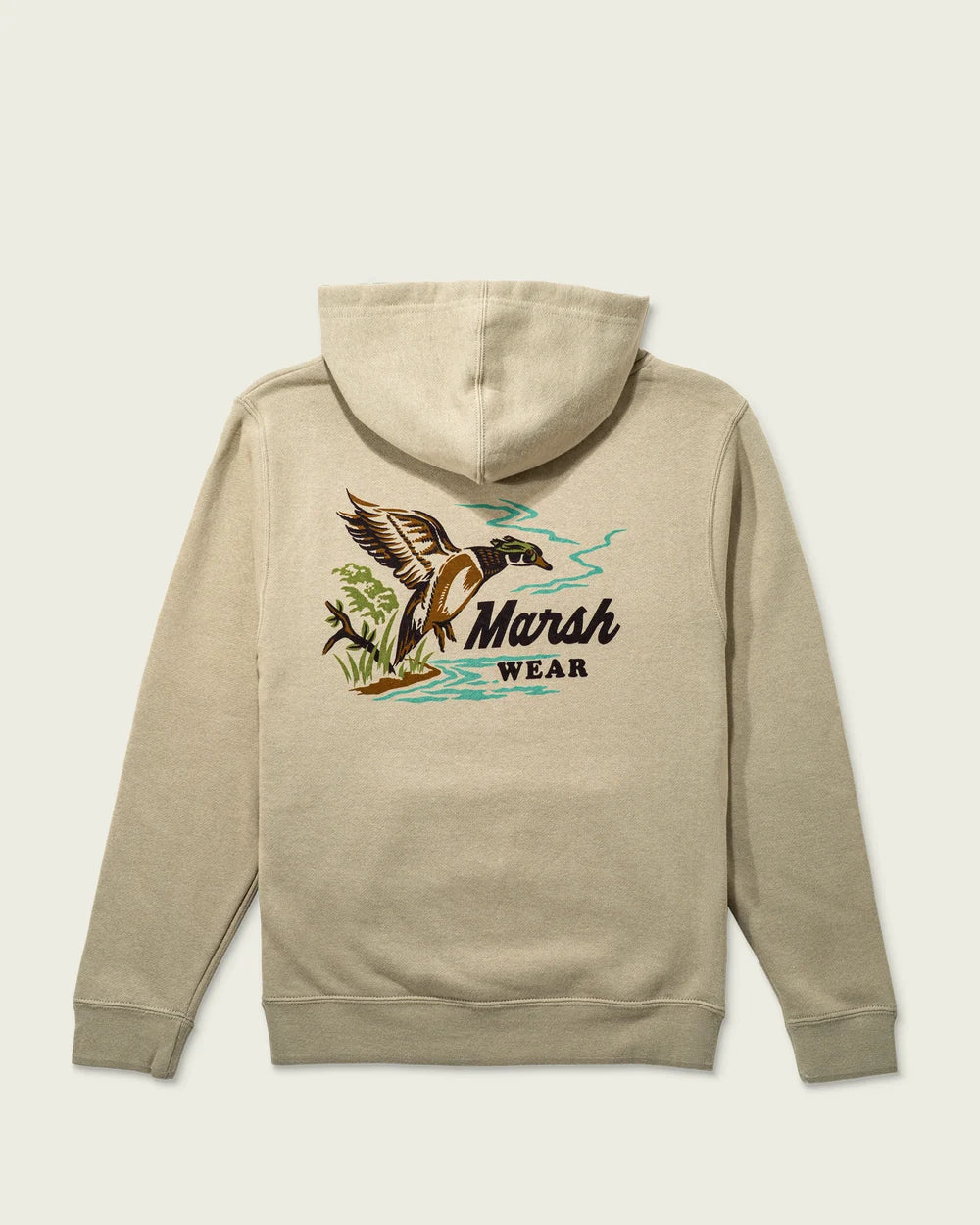 Marsh Wear Youth Wood Duck Hoodie,  Cement