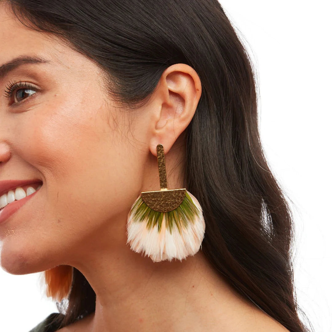 Brackish Limelight Grecian Earring