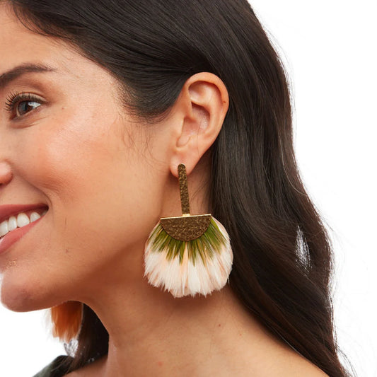 Brackish Limelight Grecian Earring