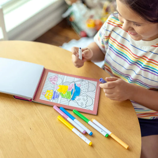 Melissa & Doug On the Go Color By Numbers Boards - Pink
