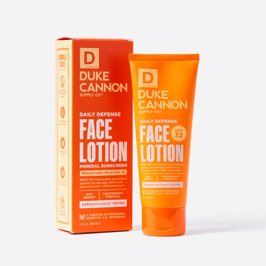 Duke Cannon Daily Defense Face Lotion