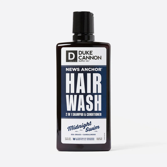 Duke Cannon 2-IN-1 Hair Wash- Midnight Swim