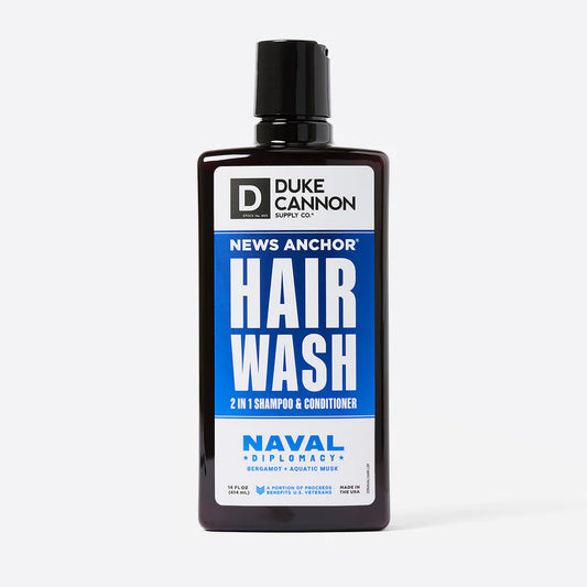 Duke Cannon 2-IN-1 Hair Wash- Naval Diplomacy