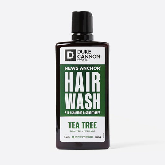 Duke Cannon 2-In-1 Hair Wash- Tea Tree
