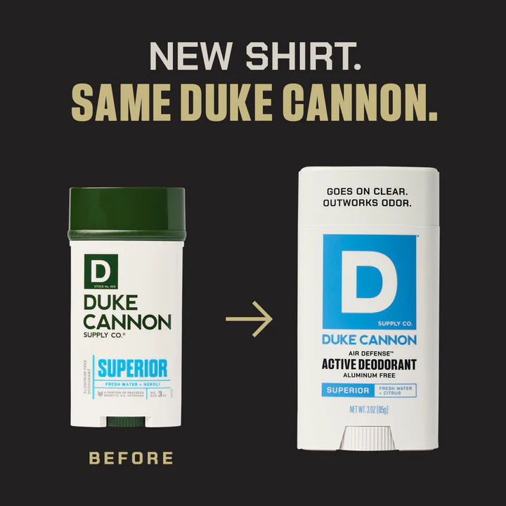 Duke Cannon Superior Air Defense Active Deodorant Aluminum Free