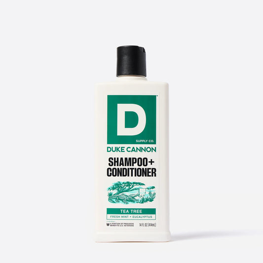 Duke Cannon Tea Tree Shampoo + Conditioner