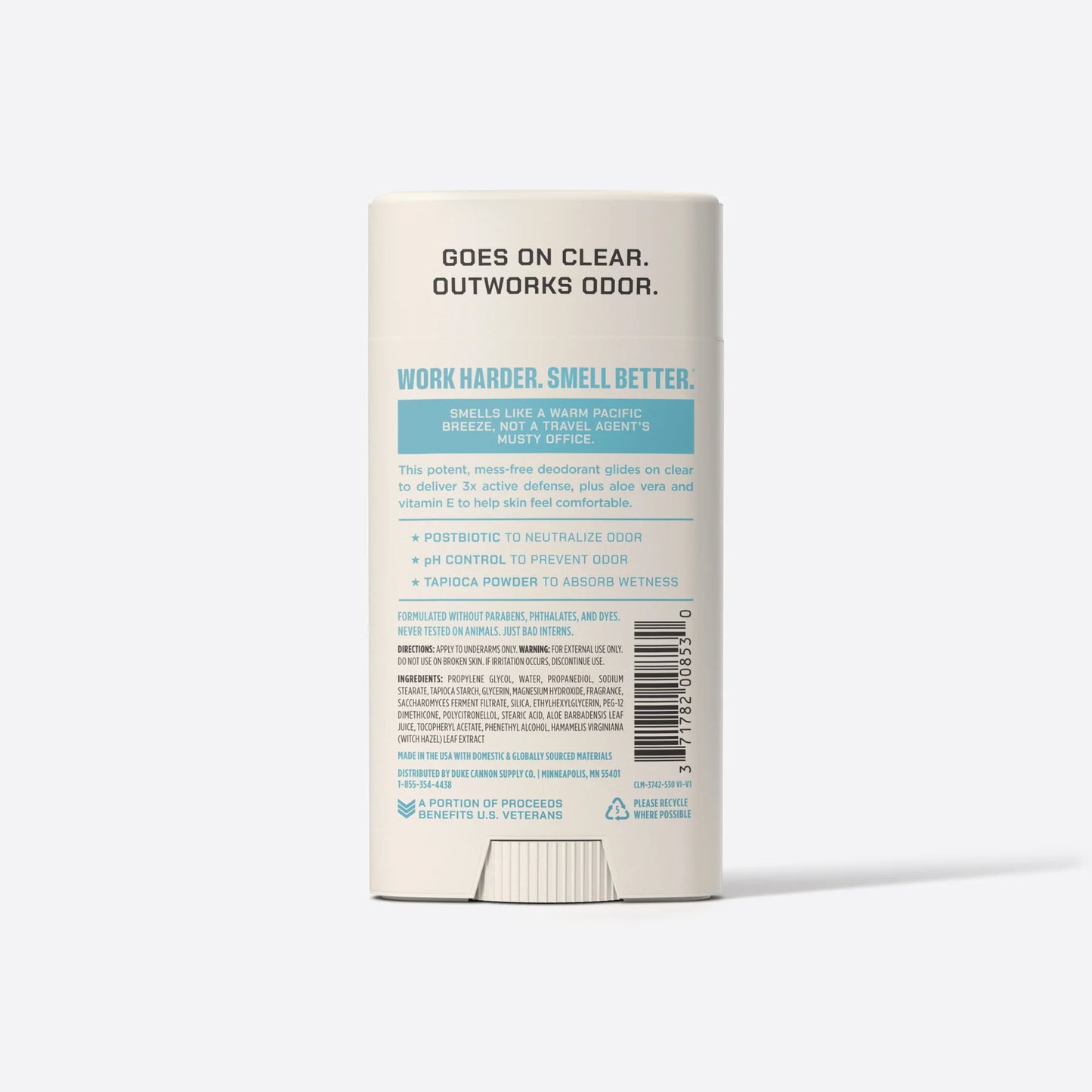 Duke Cannon Midway | Aluminum Free Air Defense Active Deodorant