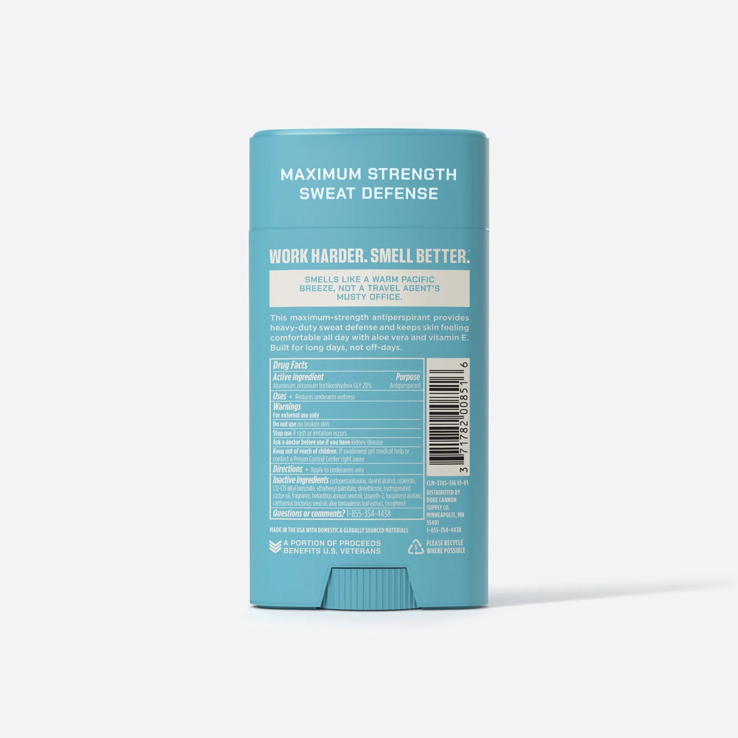 Duke Cannon Midway Trench Warfare Antiperspirant Deodorant