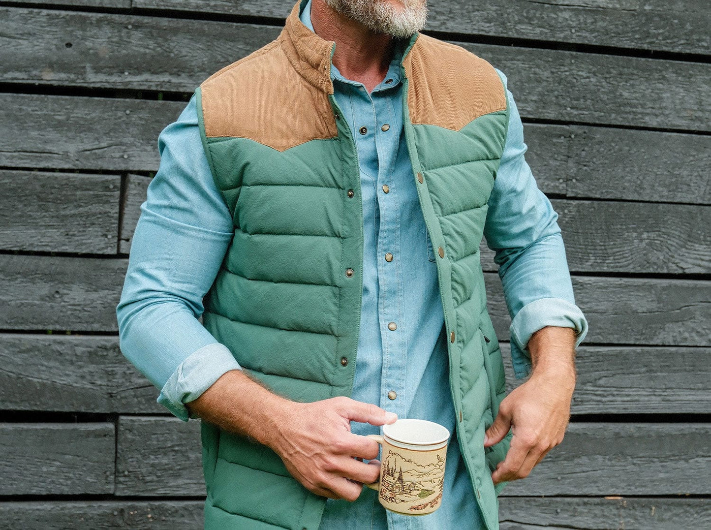 Criquet Jackson Vest, Hunter Green