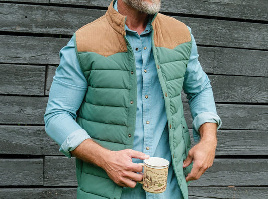 Criquet Jackson Vest, Hunter Green
