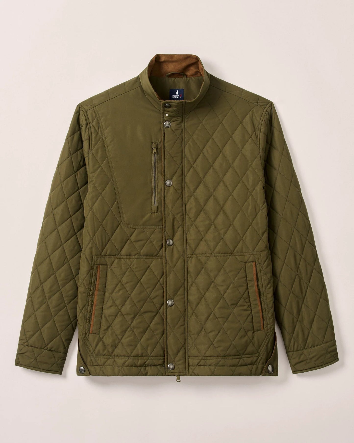 johnnie-O Juno Quilted Snap Jacket, Mangrove
