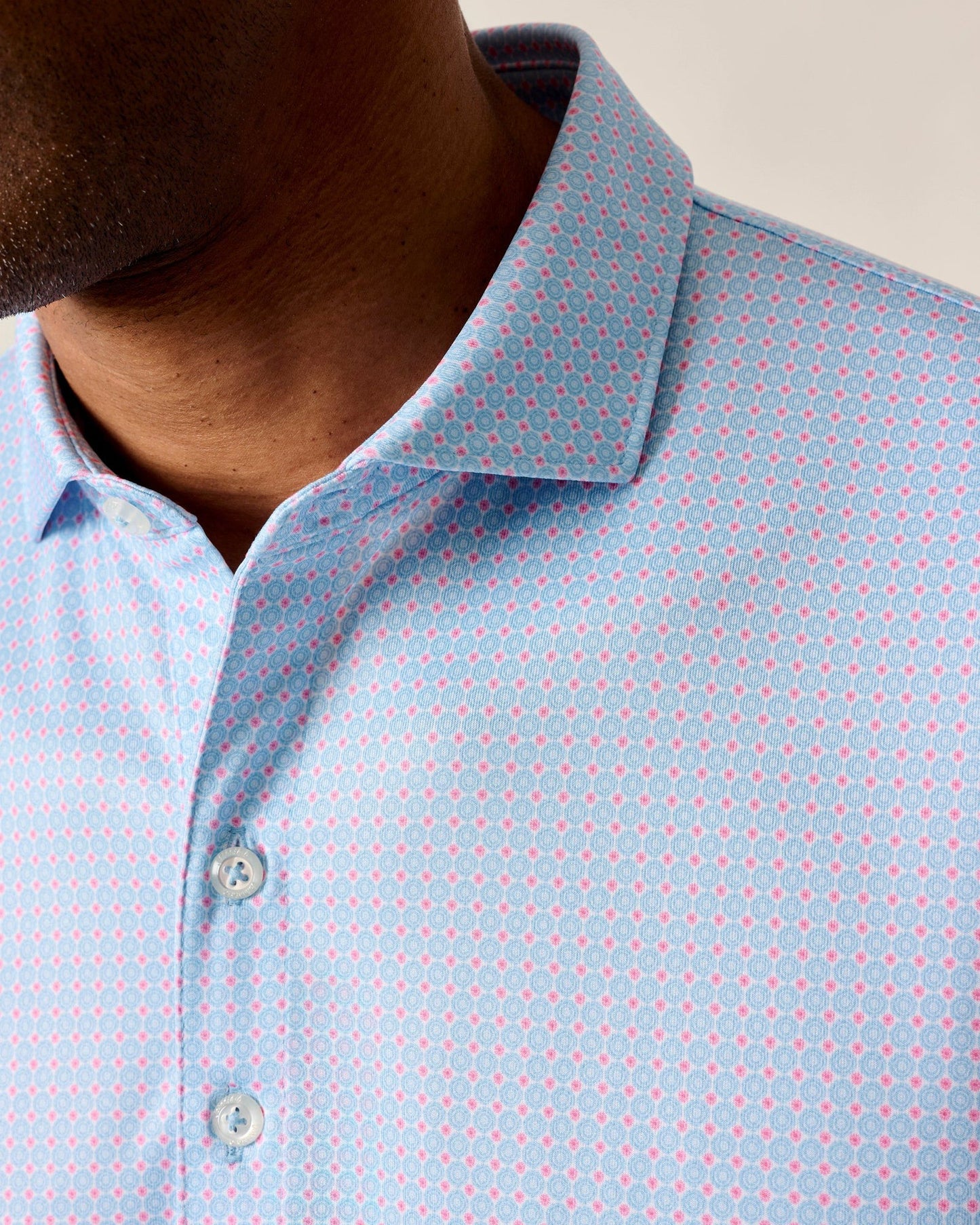 johnnie-O Performance Jersey Polo- Julio, Maliblu