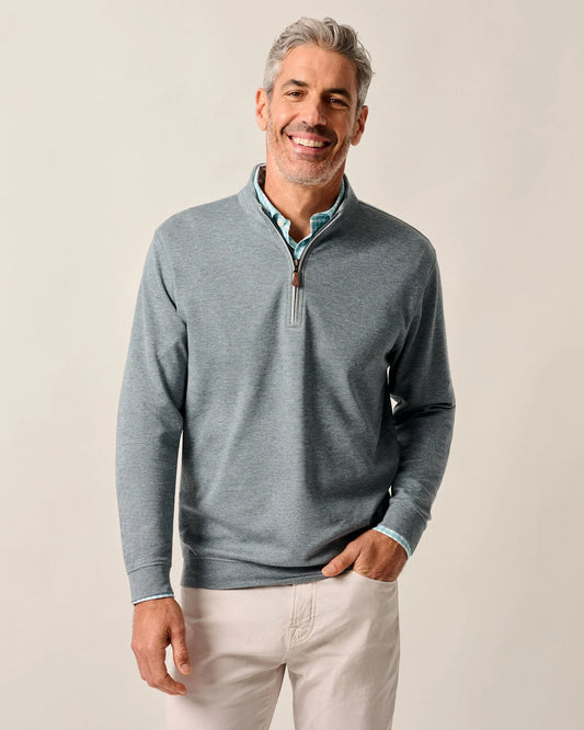 johnnie-O Sully 1/4 Zip Pullover, Thunder