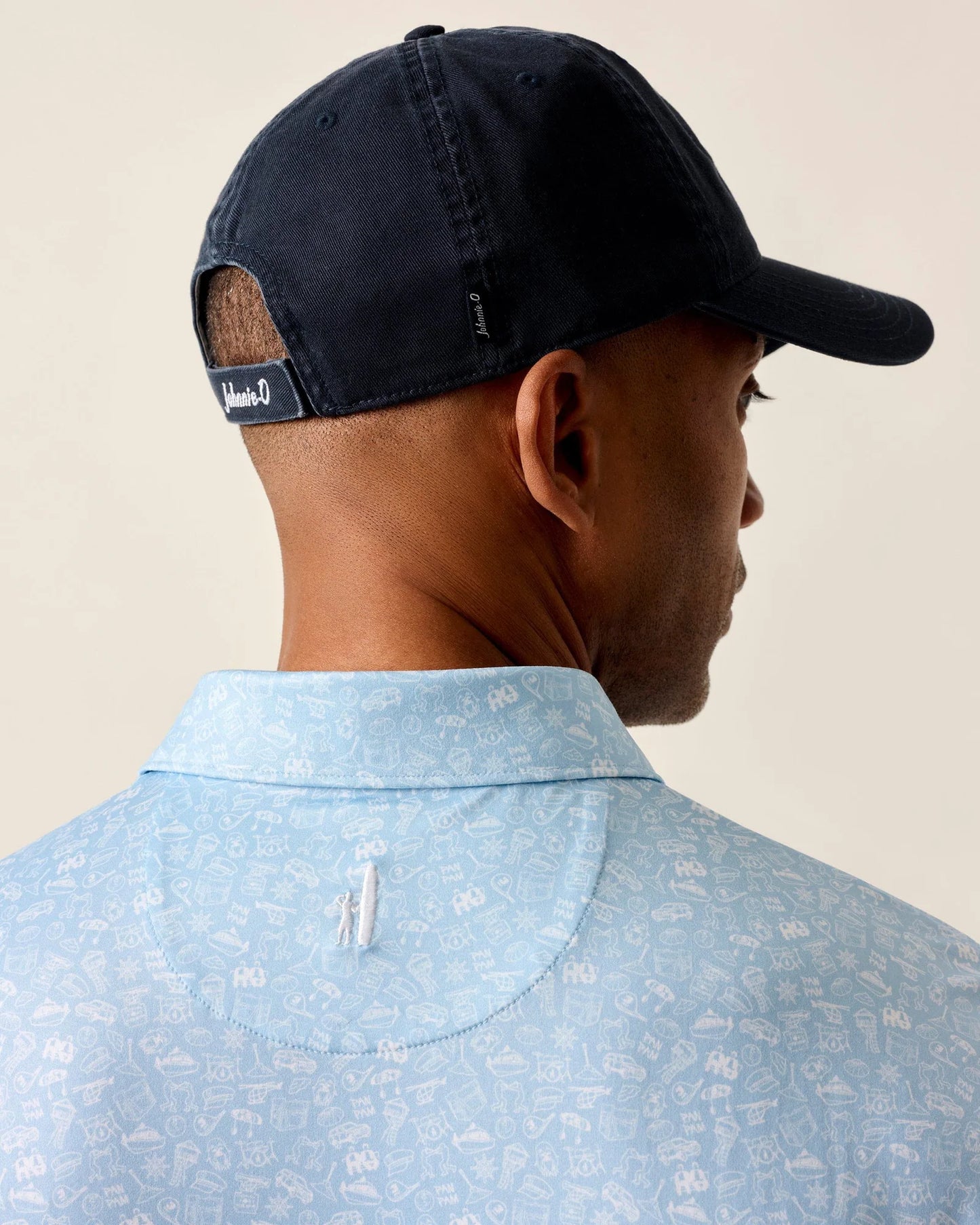 johnnie-O Featherweight Performance Polo - Wine Mixer, Kona