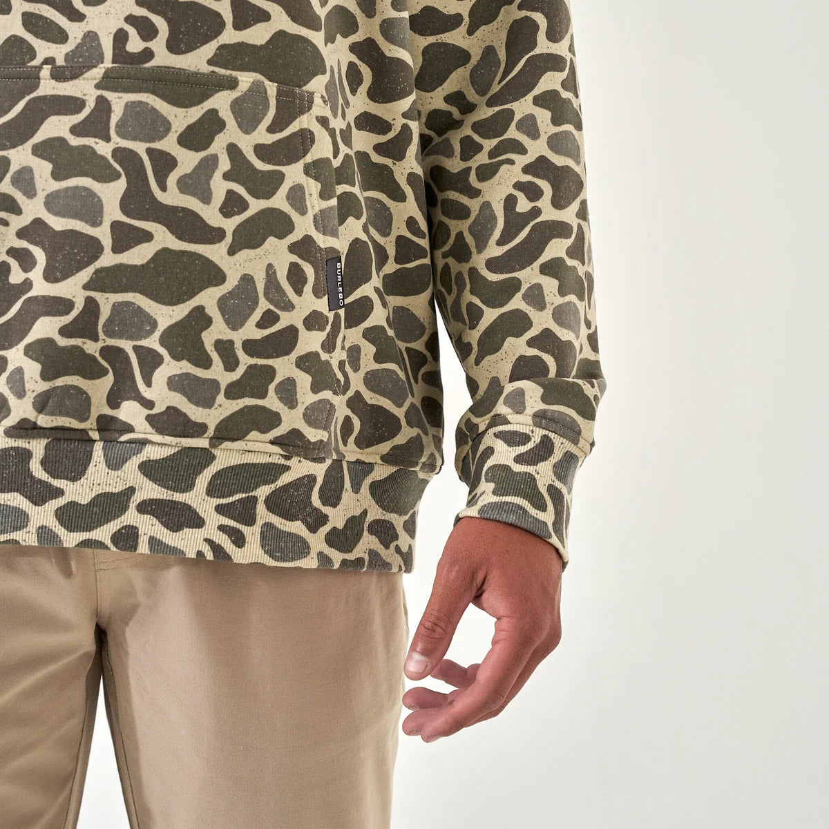 Burlebo Fleece Hoodie - Classic Deer Camo