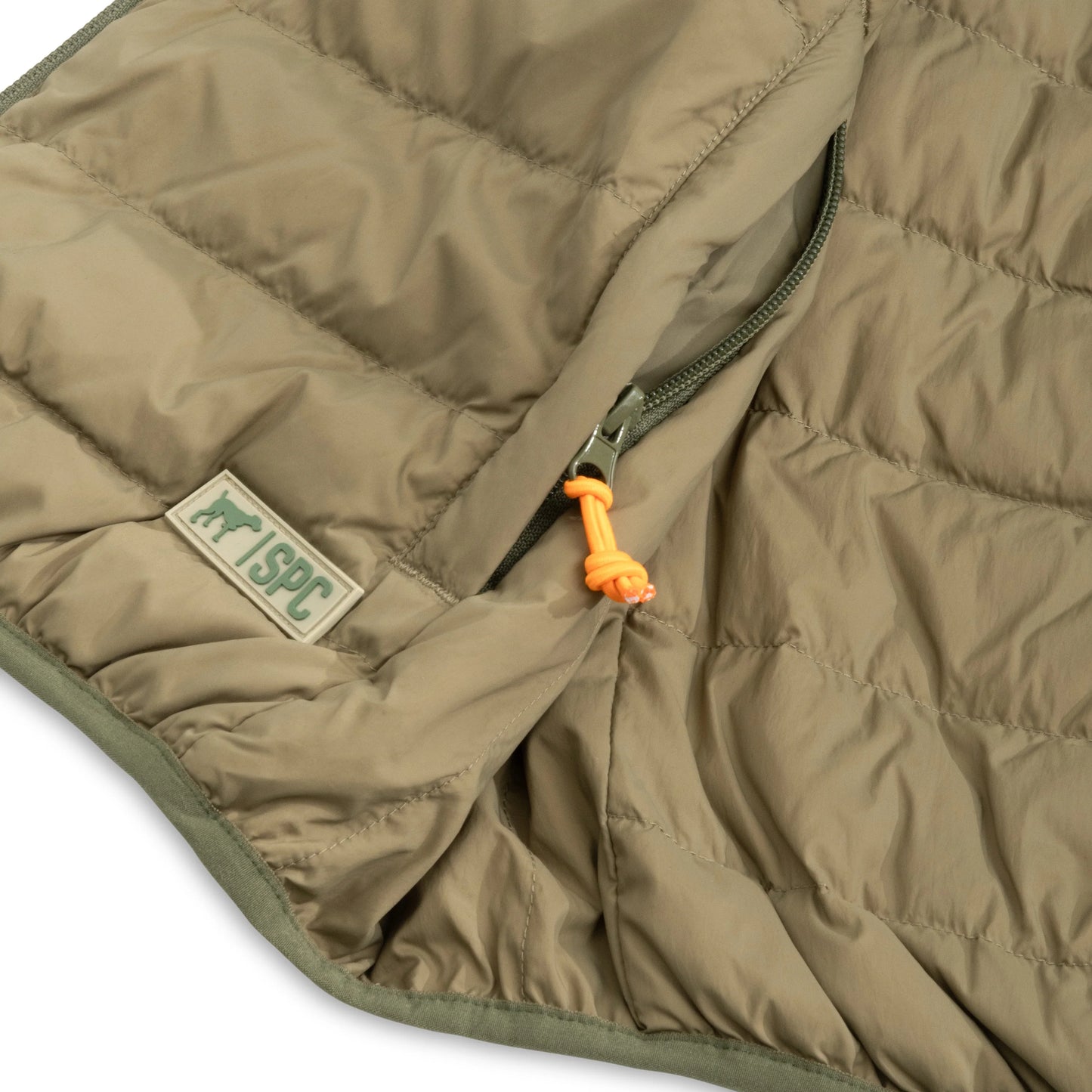 Southern Point Field Series Reversible Down Vest, Olive/Camo