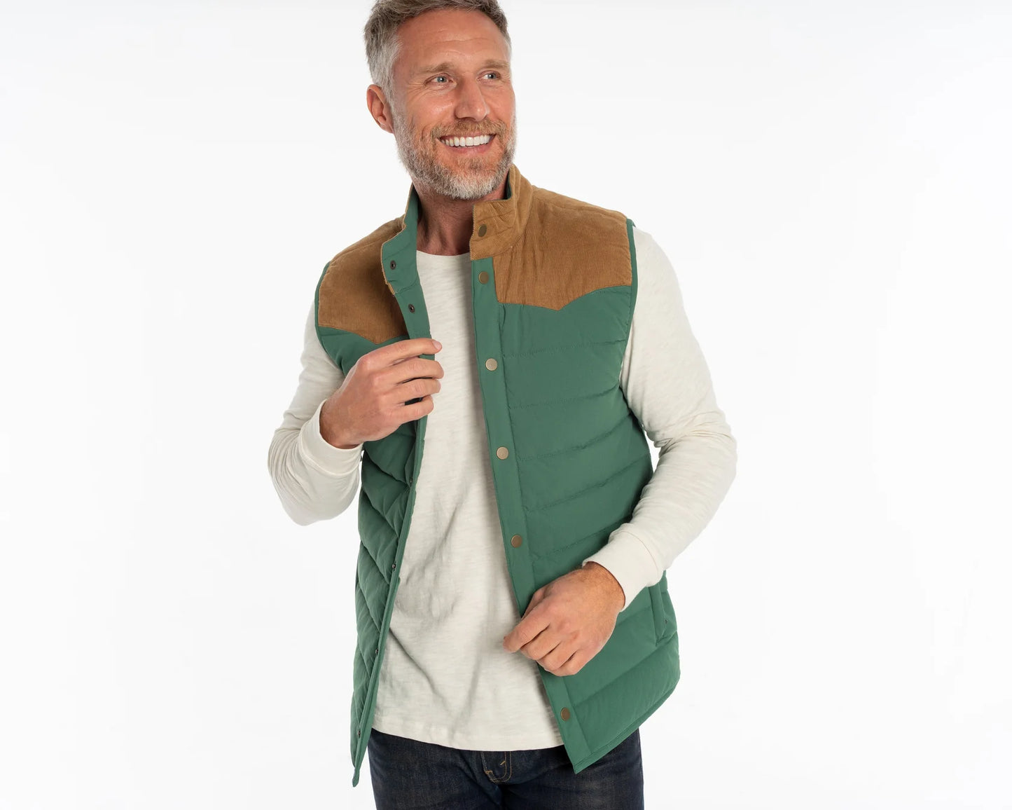 Criquet Jackson Vest, Hunter Green