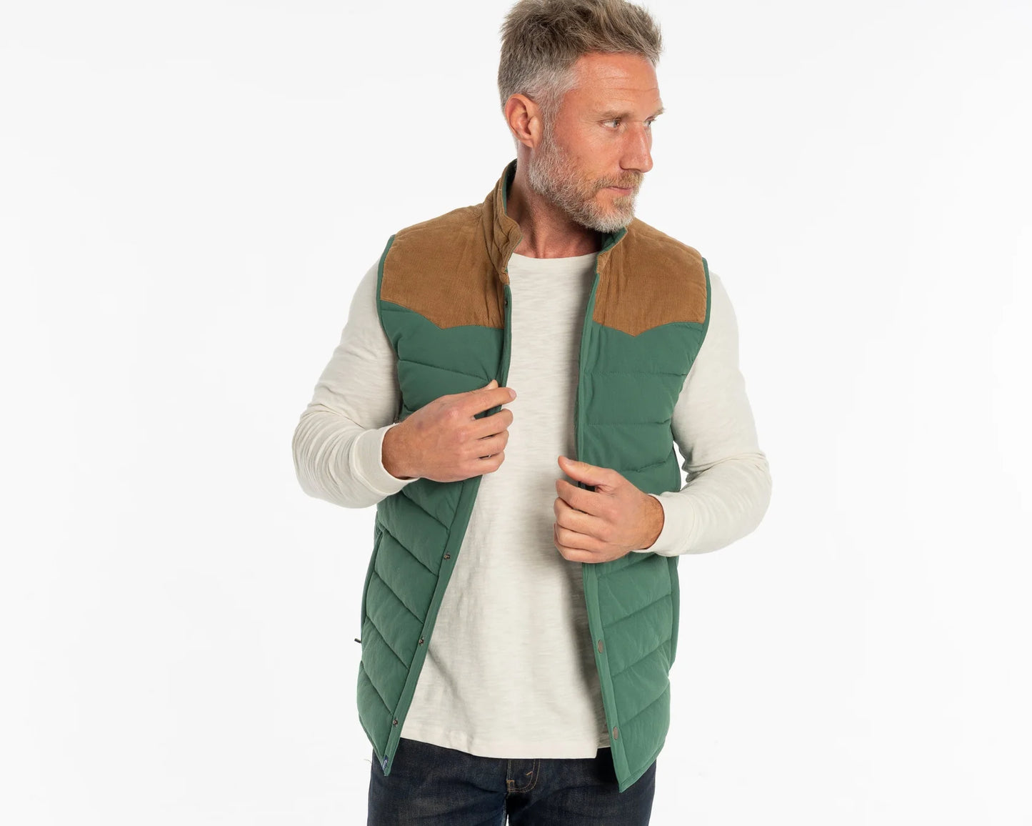 Criquet Jackson Vest, Hunter Green