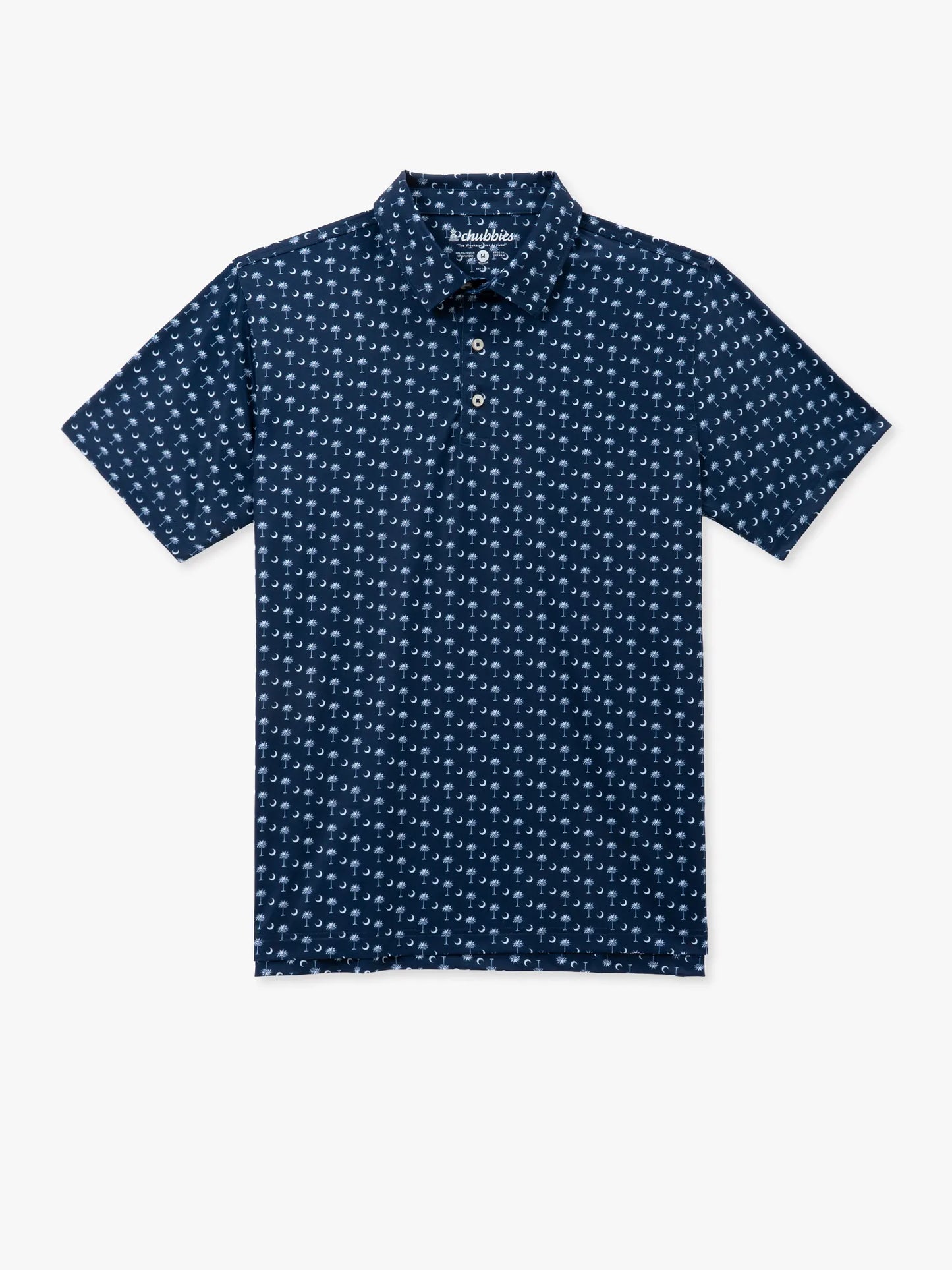 Chubbies The Goodnight Palmetto Moon Performance Polo