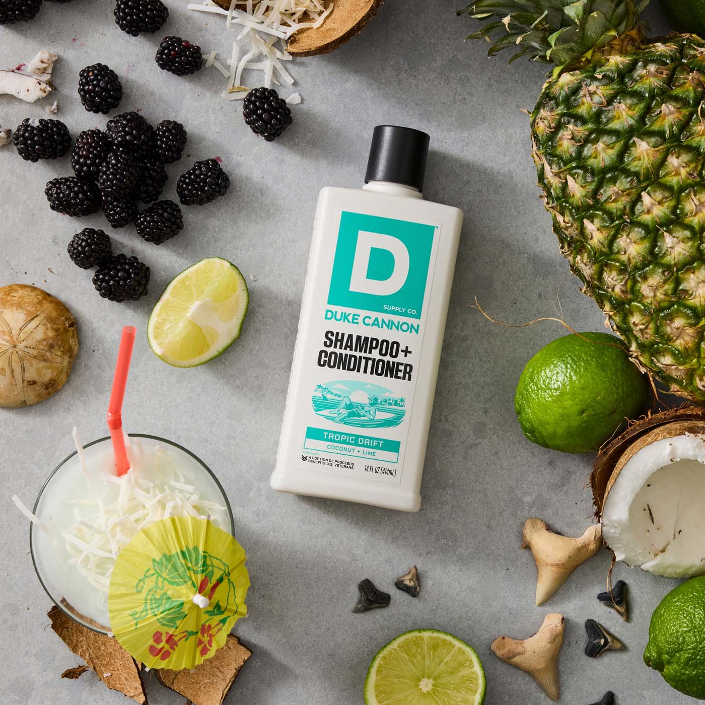 Duke Cannon Tropic Drift Shampoo + Conditioner