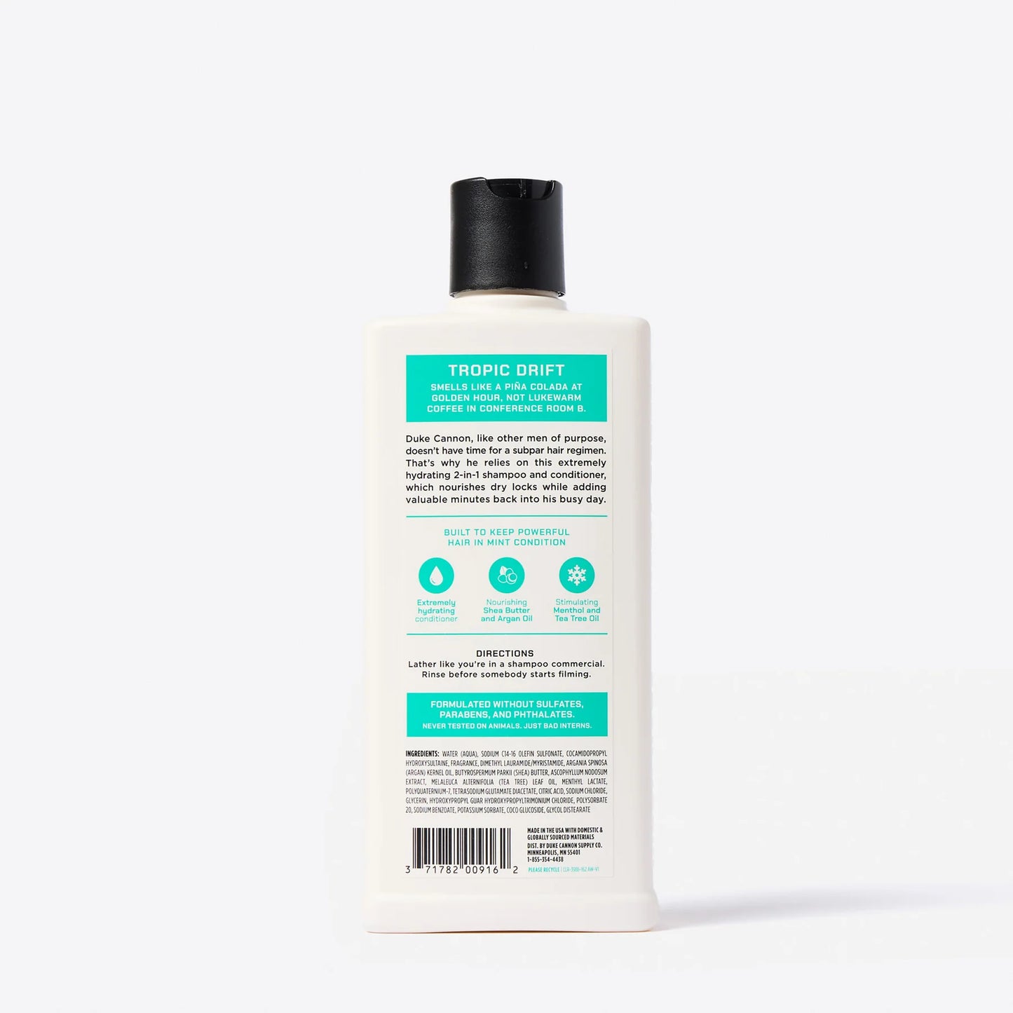Duke Cannon Tropic Drift Shampoo + Conditioner