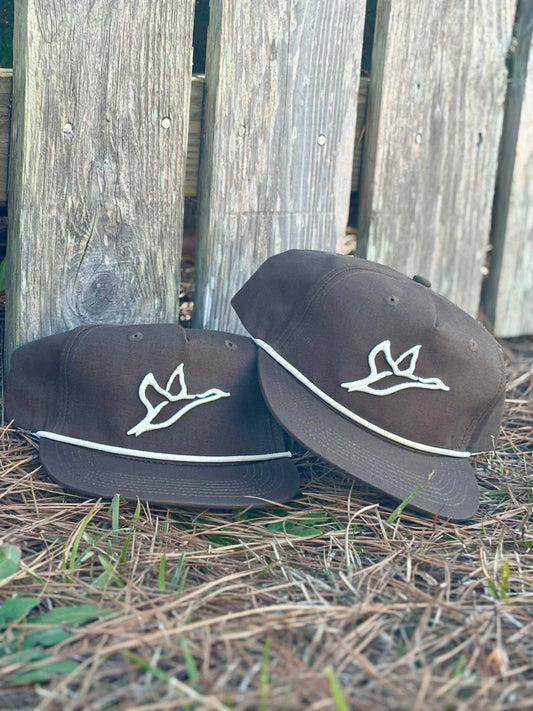 Combat Waterfowl Goat Rope™ Roux Embroidered Rope Hat