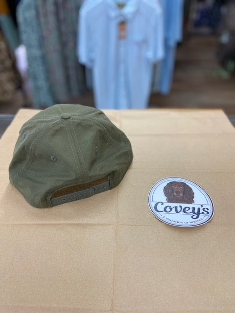 Covey's Logo Hat, Umpqua Loden with Gold Rope