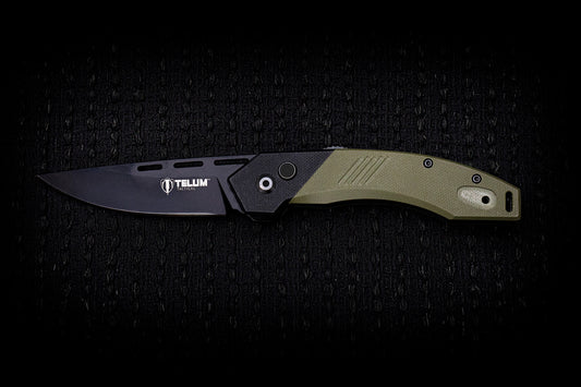 Telum Tactical Scorch Dark Green Knife