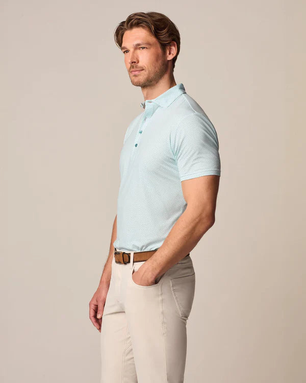 johnnie-O Elliott Printed Linxter Cotton Performance Polo