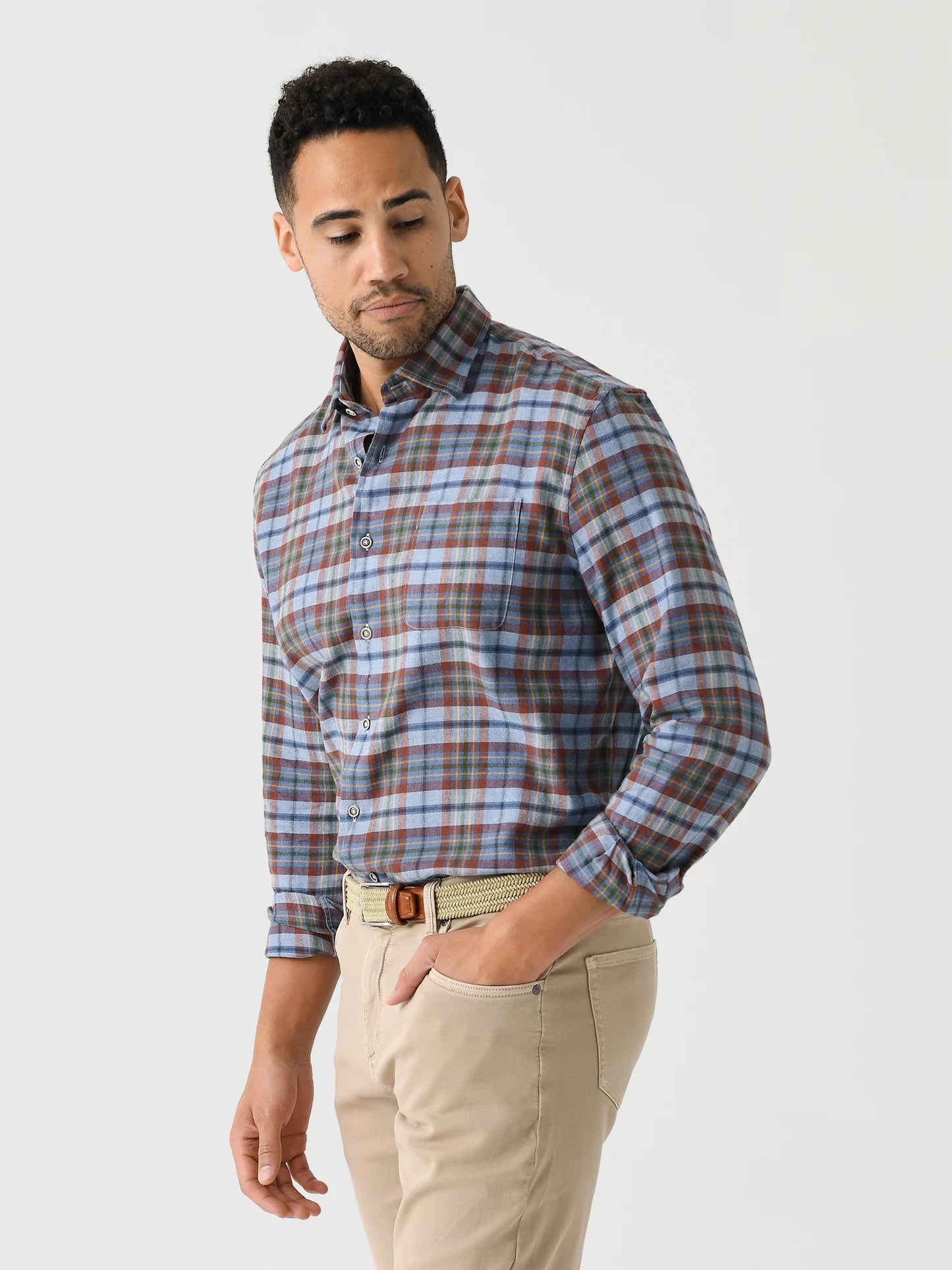 johnnie-O Roger Button-Down Shirt- Maliblu