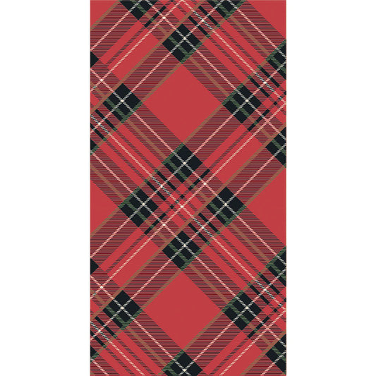 Hester & Cook Red Plaid Guest Napkins
