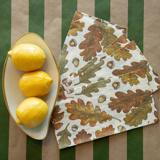 Hester & Cook Autumn Leaves Guest Napkins