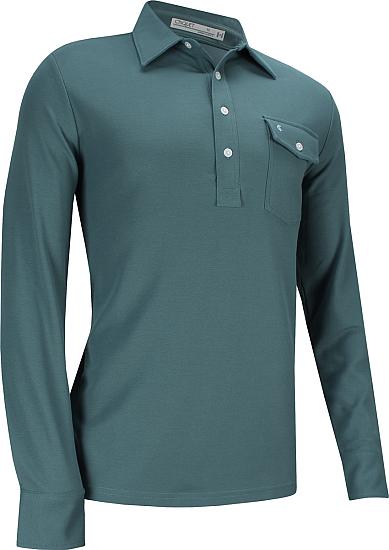 Criquet Long Sleeve Players Shirt, Spruce Springsteen