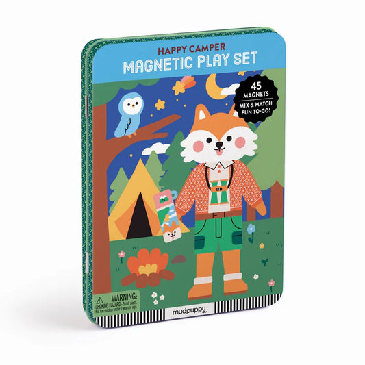 Mudpuppy Happy Camper Magnetic Play Set