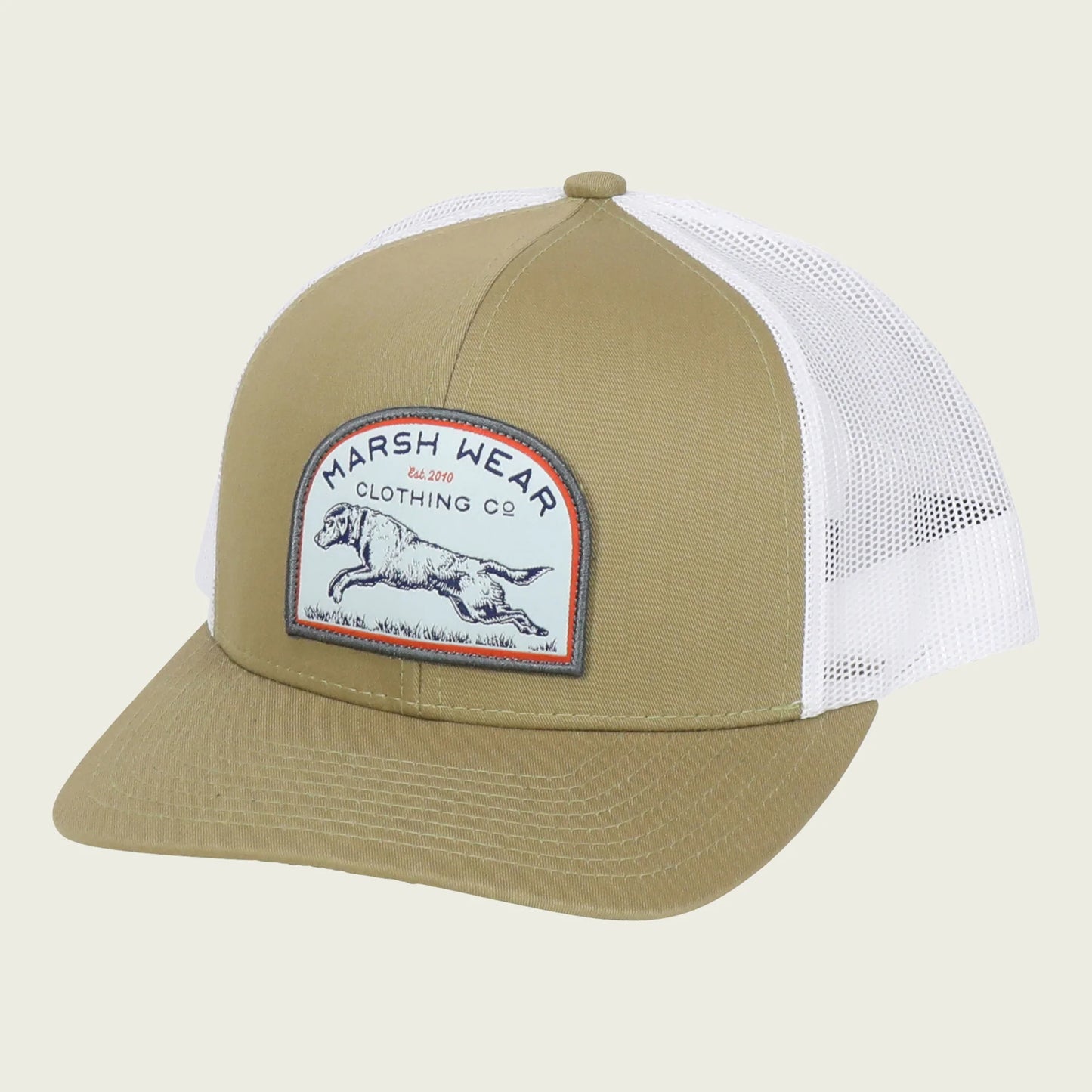 Marsh Wear Retrieve Trucker Hat, Khaki