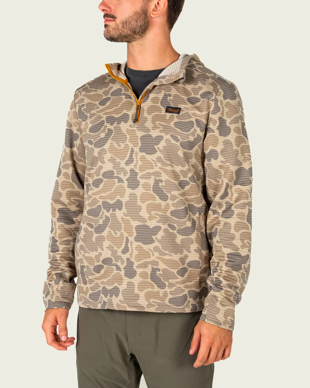 Marsh Wear Sullivan Hoodie, Khaki Mallard Camo