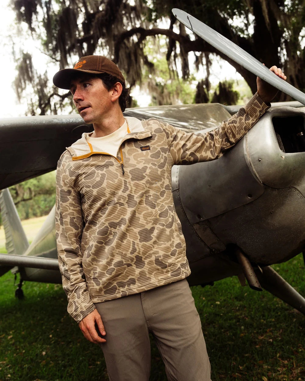 Marsh Wear Sullivan Hoodie, Khaki Mallard Camo
