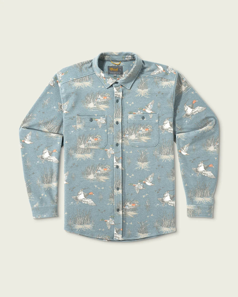 Marsh Wear Fireside Overshirt, Goblin Blue