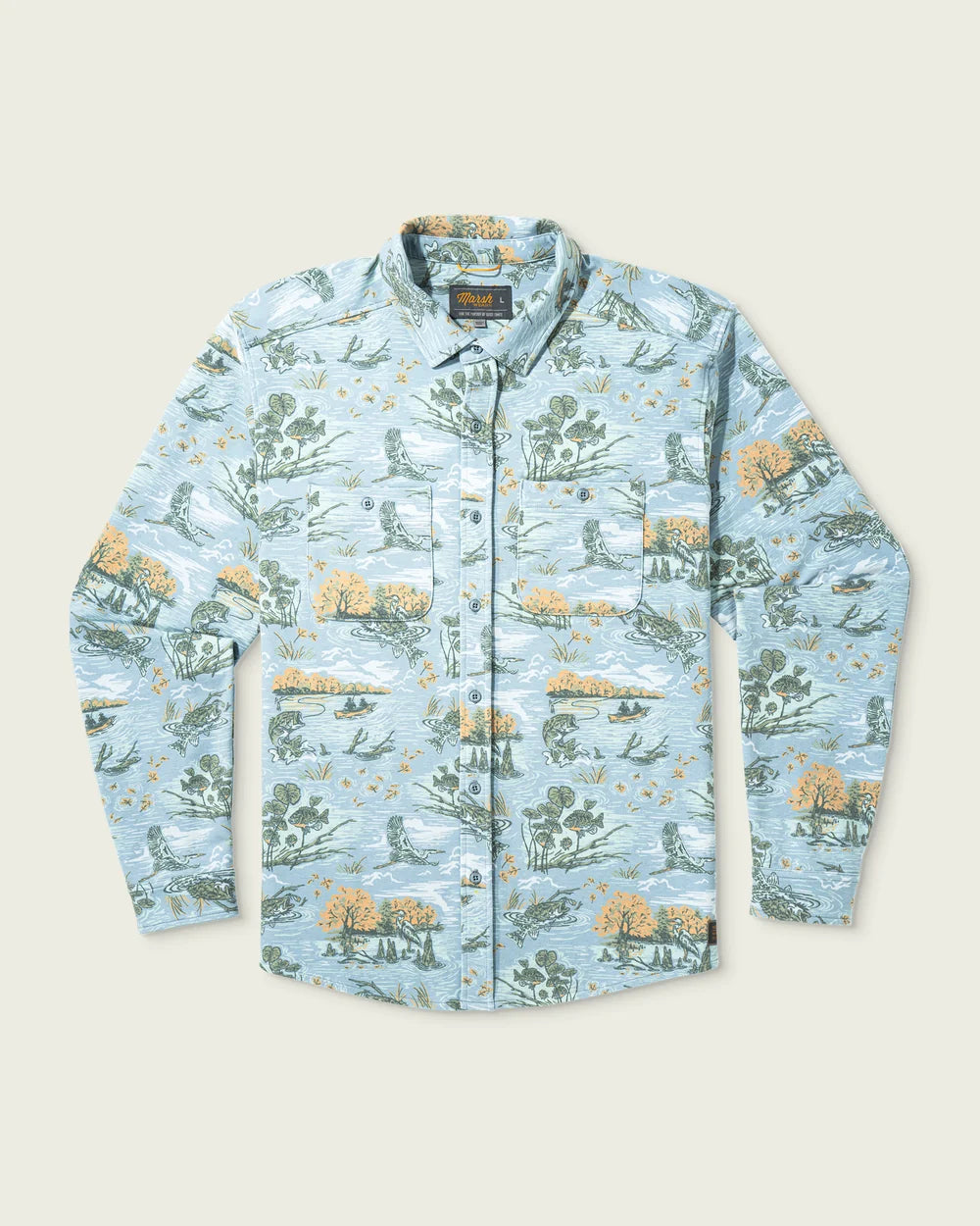 Marsh Wear Fireside Overshirt, Vintage Turquoise