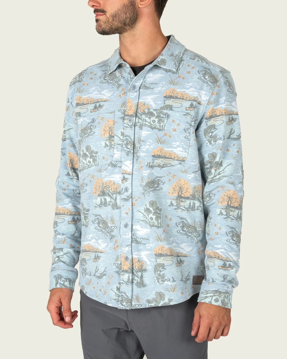 Marsh Wear Fireside Overshirt, Vintage Turquoise