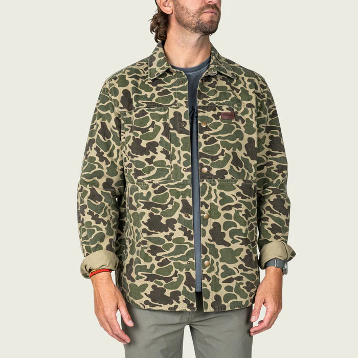 Marsh Wear Delano Shacket, Green Mallard Camo