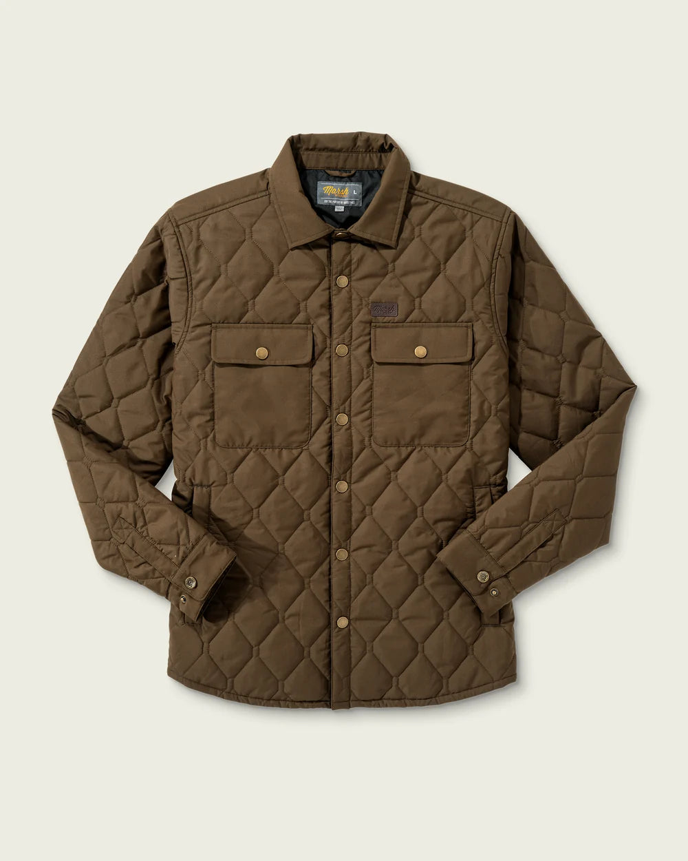 Marsh Wear Saluda Puff Shacket, Desert Palm