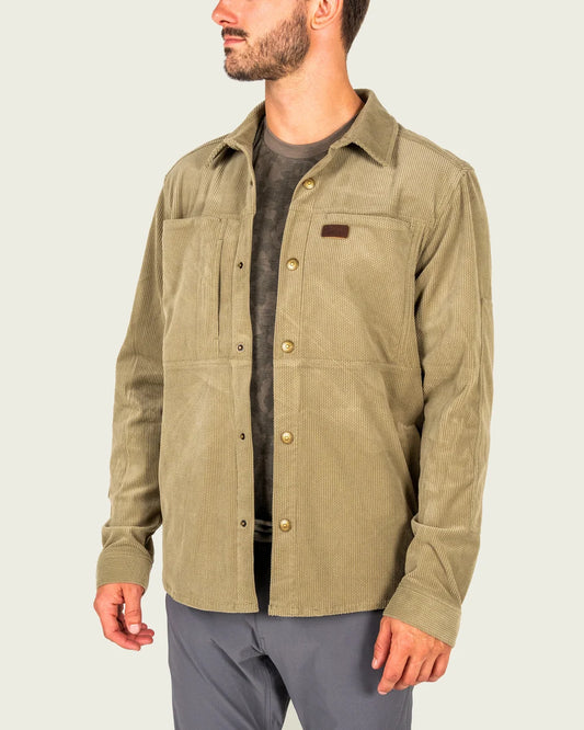 Marsh Wear Delano Cord Shacket, Sage Brush