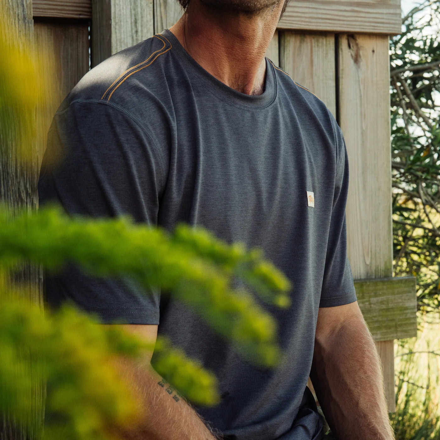 Marsh Wear High Noon Tech Tee,  Charcoal Heather