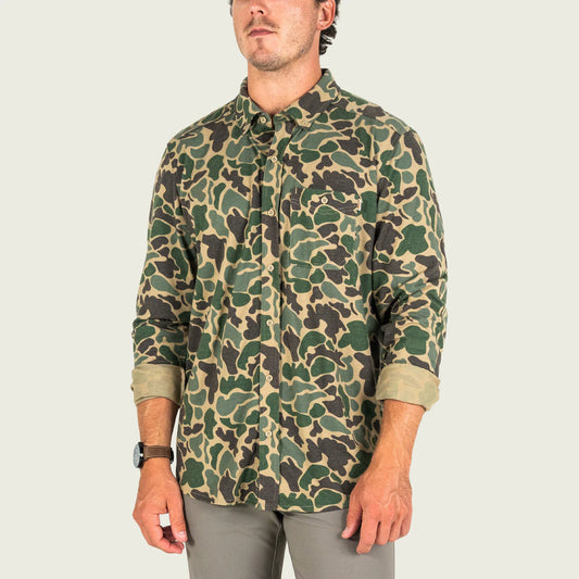 Marsh Wear Lobeco Shirt Green Mallard Camo