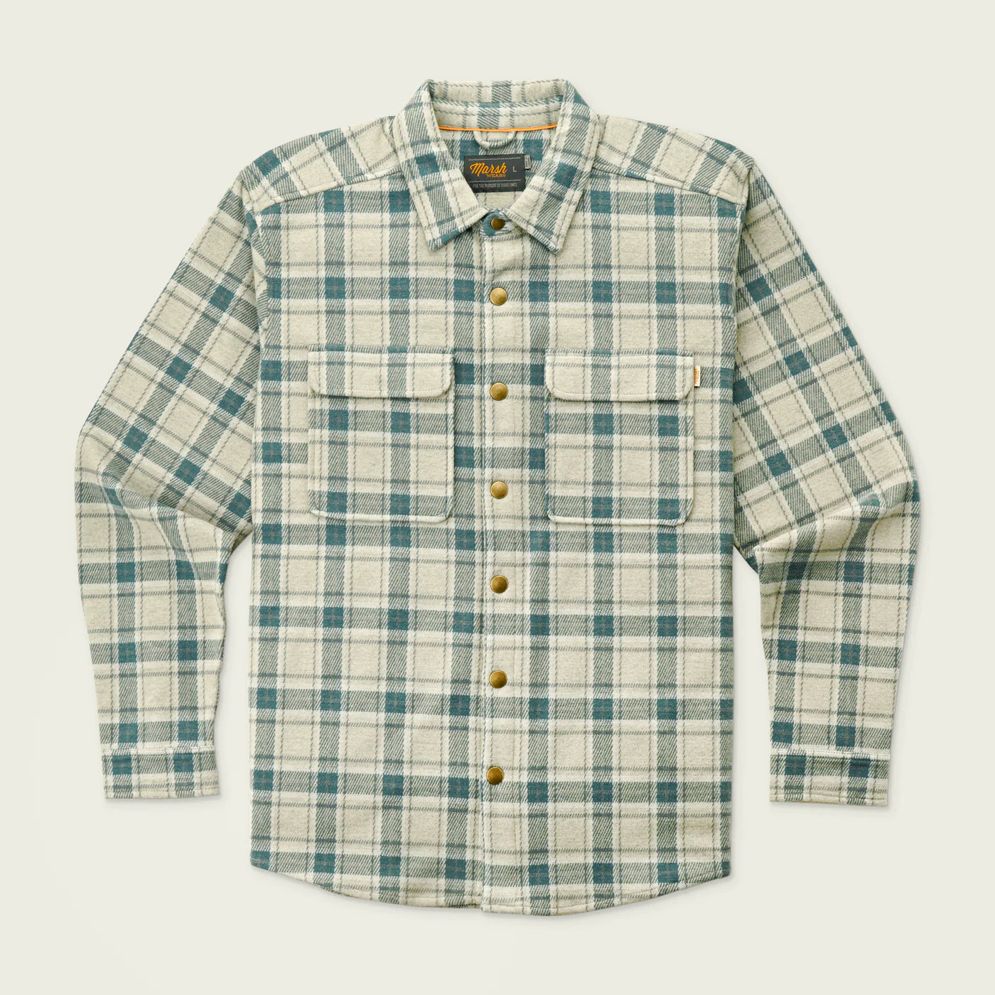 Marsh Wear Seadrift Overshirt, Pelican