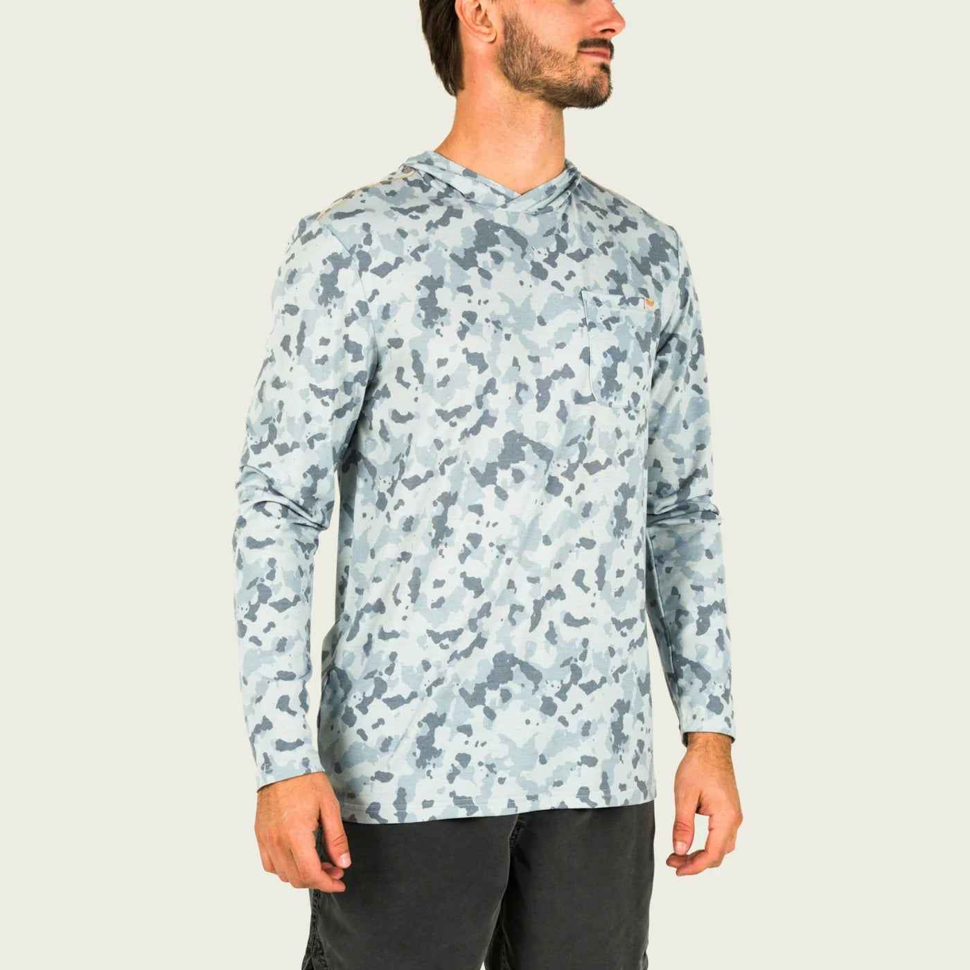 Marsh Wear Buxton Tech Hoodie, Granite Foxhole Camo