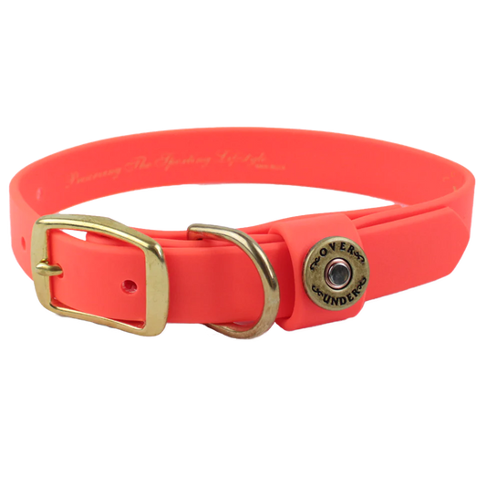 Over Under Water Dog Collar, Blaze Orange
